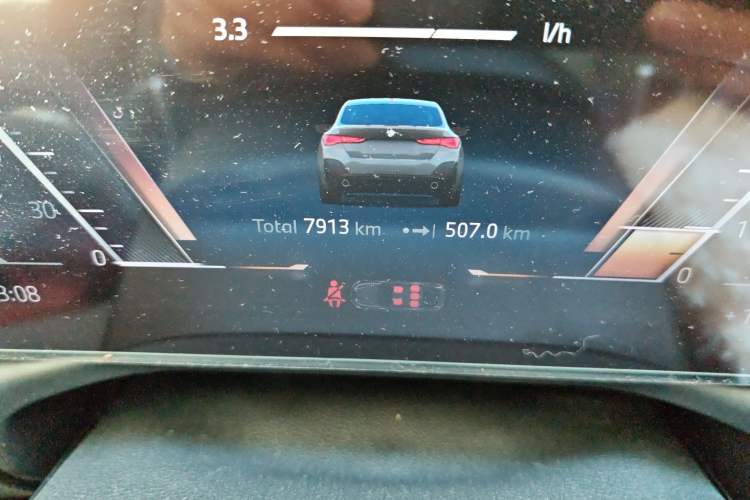 Used BMW 4 Series 2024 425i Gran Coupe M Sport Package Odometer Close Up