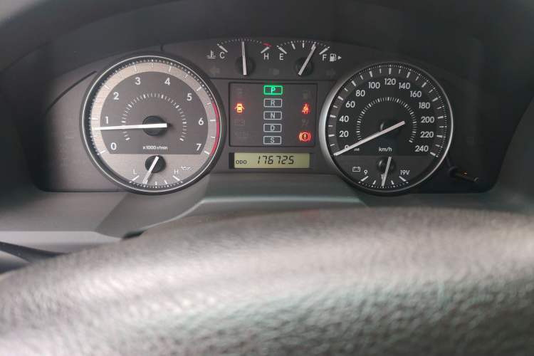 Used Toyota Land Cruiser 2010 4.0L Automatic VX Odometer Close Up