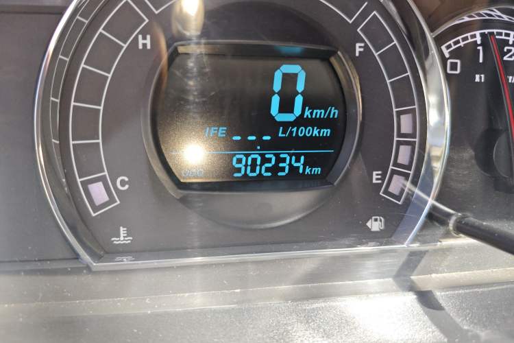 Used Great Wall M4 2014 1.5L Manual Comfort Model Odometer Close Up