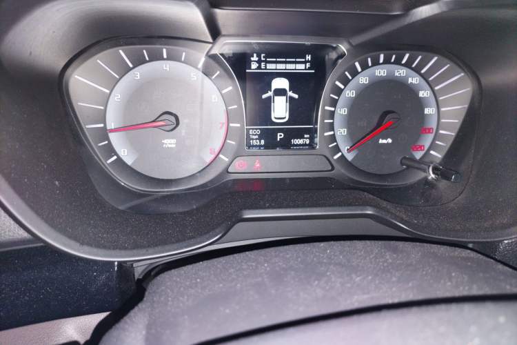 Used GAC Trumpchi GS4 2017 235T Automatic Two-Wheel Drive Elite Edition Odometer Close Up