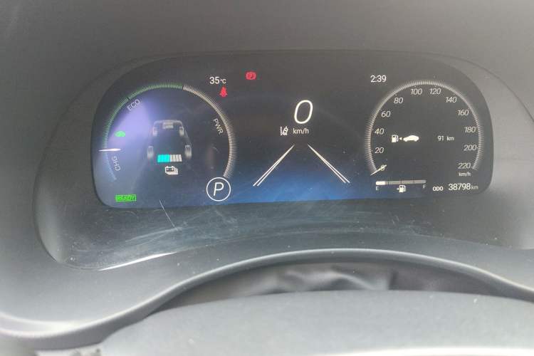 Used Toyota Crown Kluger 2021 2.5L HEV Four-Wheel Drive Flagship Edition Instrument Cluster