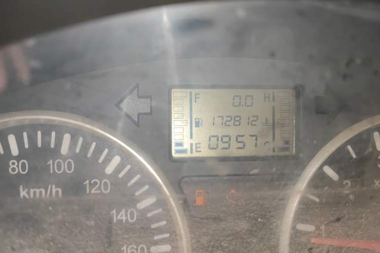 Used BAIC Weiwang 205 2013 1.0L Joy version Odometer Close Up