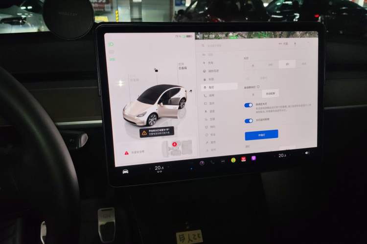 Used Tesla Model Y 2022 Rear-Wheel-Drive Version Audio And AC Panel