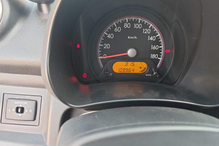 Used Suzuki Alto 2013 1.0L Manual Luxury Model Odometer Close Up