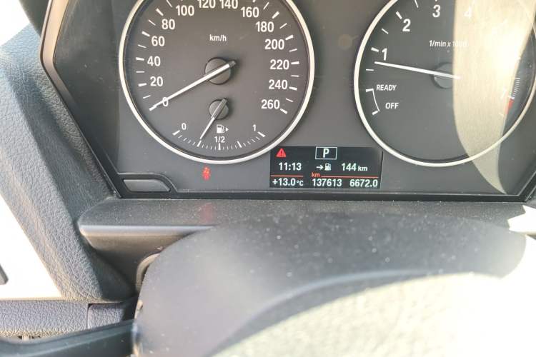 Used BMW 1 Series 2013 Revised 116i Leading Edition Odometer Close Up