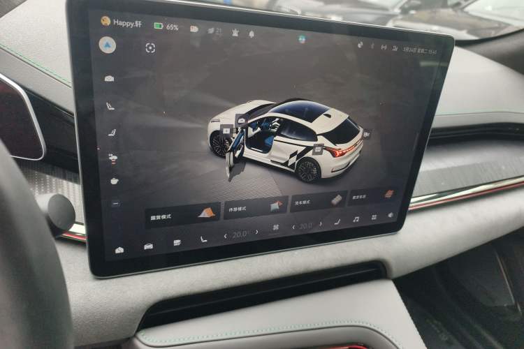 Used Zeekr 001 2023 WE Edition 86 kWh Audio And AC Panel