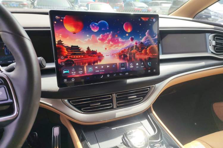 Used Denza D9 2025 DM-i Intelligent Drive 1020 Four-Wheel Drive Flagship Model Audio And AC Panel