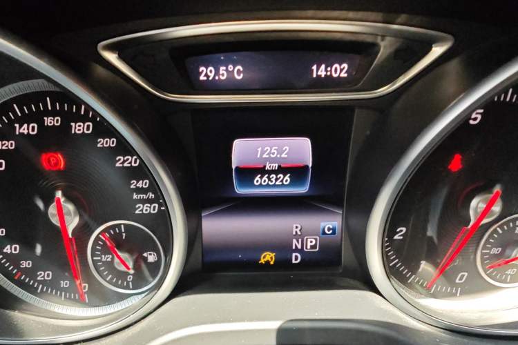 Used Mercedes-Benz CLA 2016 Facelifted CLA 200 Stylish Edition Odometer Close Up