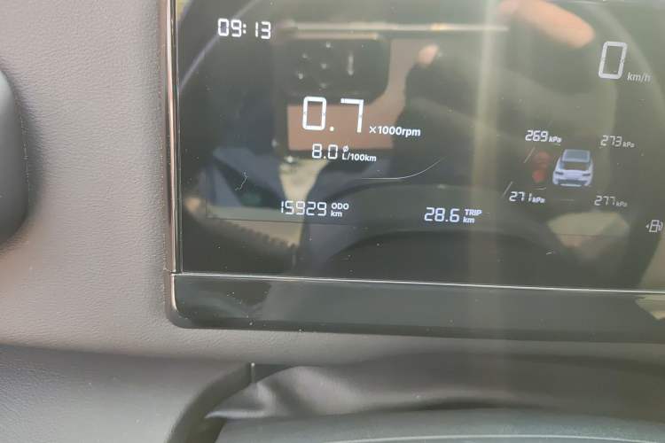 Used Geely Auto Cowboy 2025 1.5TD Trendy Play Edition Odometer Close Up