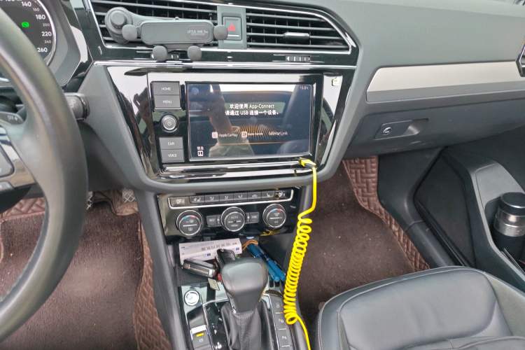 Used Volkswagen Tiguan L 2019 330TSI Automatic Two-Wheel Drive Smart Luxury Version China VI Standard Audio And AC Panel