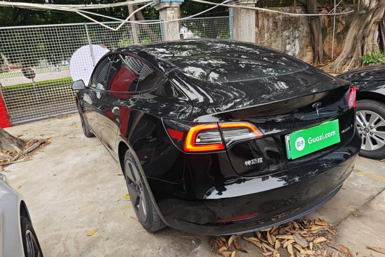 Used Tesla Model 3 2022 Rear-Wheel-Drive Version Rear Left 45 Deg