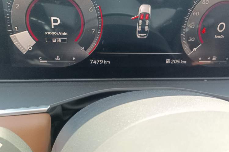 Used Nissan Pathfinder 2024 380 VC-TURBO Four-Wheel Drive Intelligent Driving Version 6 Seats Odometer Close Up