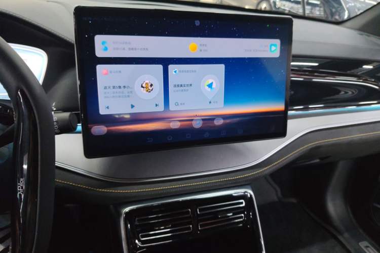 Used BYD Tang New Energy 2023 DM-i Champion Edition 112KM Prestige Model Audio And AC Panel