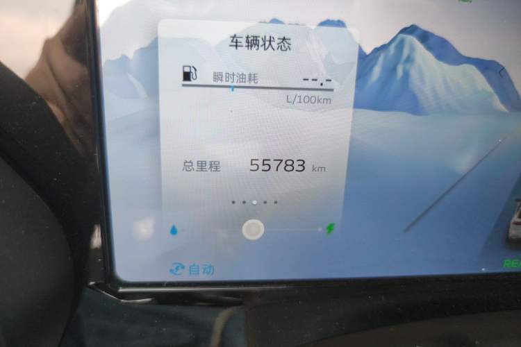 Used Geely Auto Monjaro L 2022 1.5T Leishen Hi·F Plug-in Hybrid Super Xun Odometer Close Up