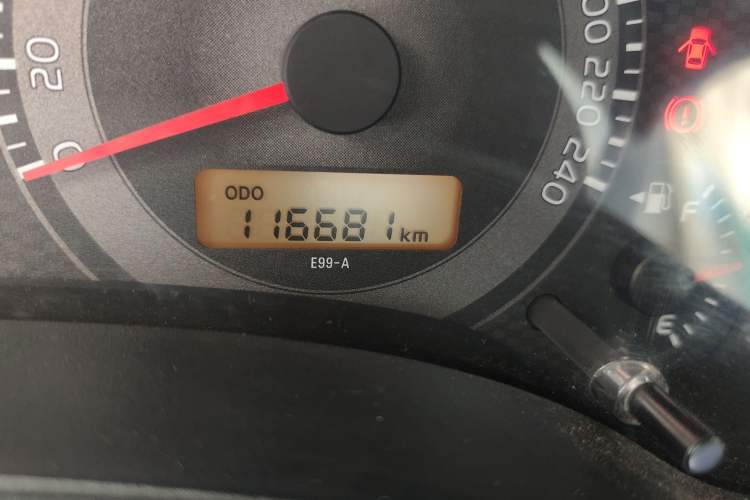 Used Toyota Corolla 2011 1.8L Manual GL-i Odometer Close Up