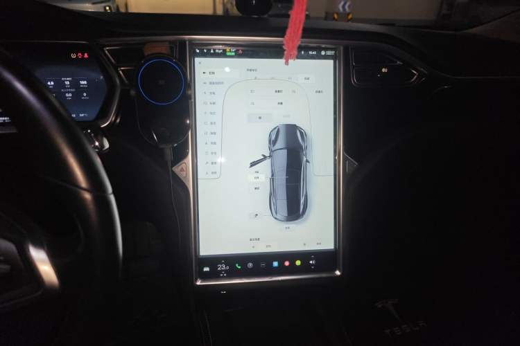 Used Tesla Model S 2014 S 85 Audio And AC Panel