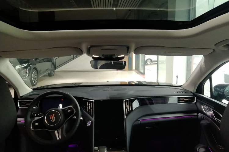 Used Hongqi HS7 PHEV 2024 2.0T PHEV Four-Wheel Drive Flagship Edition 7 Seats
