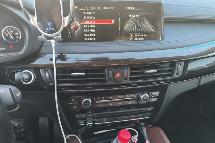 Used BMW X6 2015 xDrive35i Leading Model Audio And AC Panel