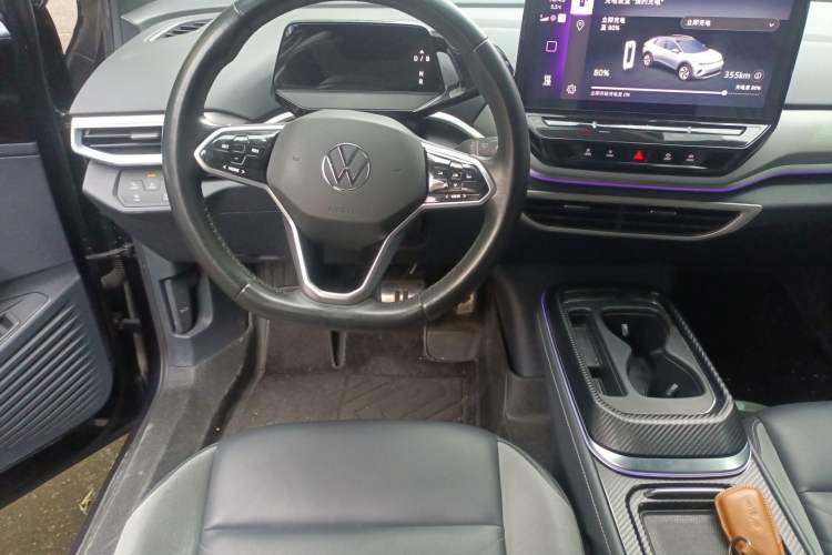 Used Volkswagen ID.4 CROZZ 2021 Long-Range PRO Two-Wheel Drive Version Steering Wheel