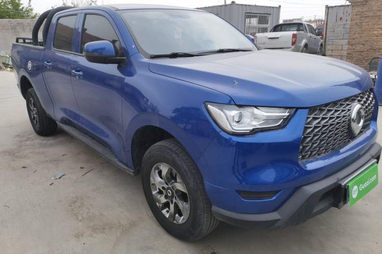 Used Great Wall Poer 2021 2.0T Commercial Version Automatic Diesel Two-Wheel Drive Elite Trim with Long Bed – GW4D20M Front Right 45 Deg