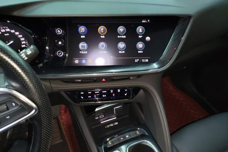 Used Buick Envision 2022 Encore Plus 652T Five-Seat Luxury Model Audio And AC Panel