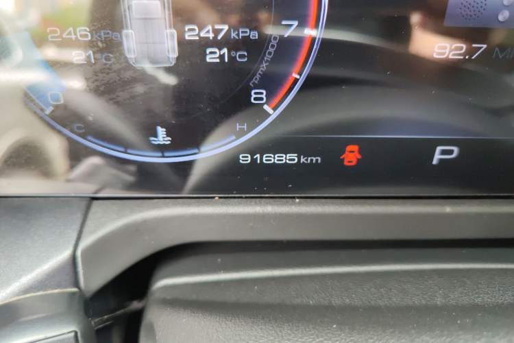 Used Tank 300 2023 Off-Road Edition 2.0T Conqueror Odometer Close Up