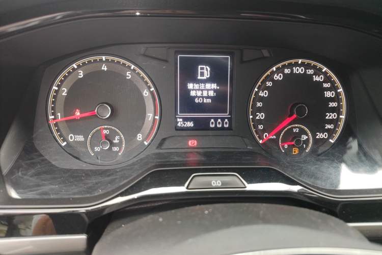 Used Volkswagen Bora 2021 1.5L Automatic Comfort Smart Connect Edition Odometer Close Up