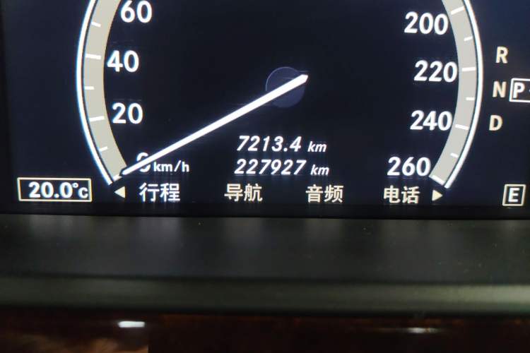 Used Mercedes-Benz S-Class 2012 S 350 L Grand Edition Odometer Close Up
