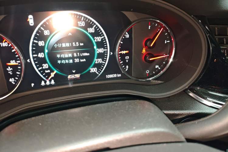 Used Buick Regal 2019 GS 28T Prestige Model China VI Standard Odometer Close Up