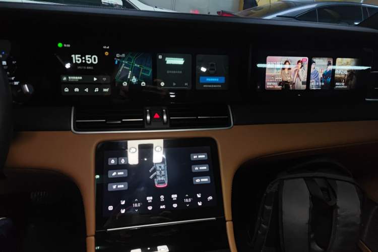 Used Li Auto ONE 2020 Extended-Range 6-Seater Version Audio And AC Panel