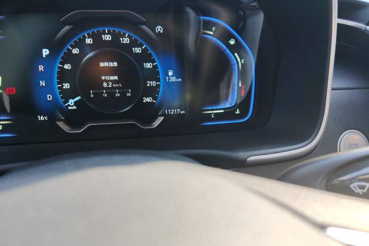 Used Hyundai Tucson 2023 Tucson L 1.5T Automatic Two-Wheel Drive DLX Luxury Edition Odometer Close Up