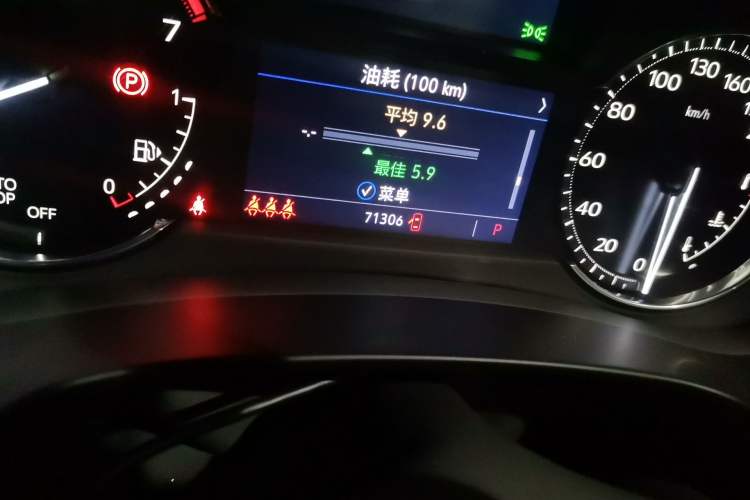 Used Cadillac XT4 2020 28T Two-Wheel Drive Tech Version Odometer Close Up