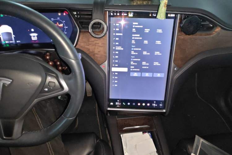 Used Tesla Model X 2017 X 100D Long Range Edition Audio And AC Panel