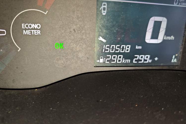 Used Dongfeng NAMMI EX1 2022 PRO Tiger Glory Standard Model Odometer Close Up