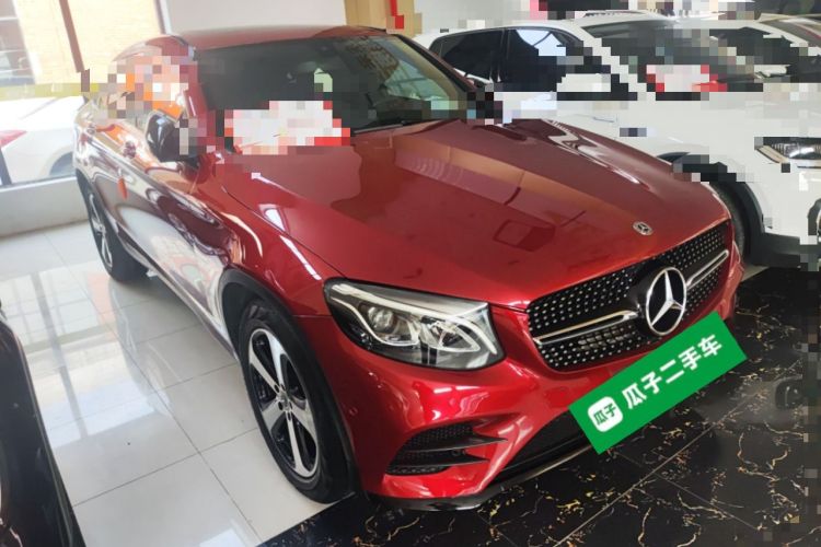 Used Mercedes-Benz GLC Coupe 2017 GLC 200 4MATIC Coupe SUV Front Right 45 Deg