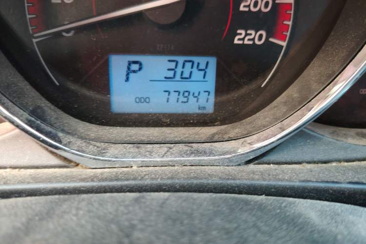 Used Toyota Vios FS 2021 1.5L CVT Fengchi Edition Odometer Close Up