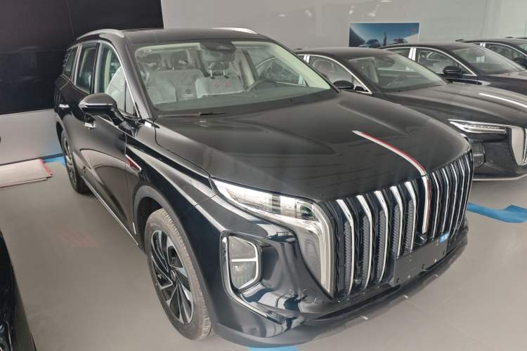 Used Hongqi HS7 PHEV 2025 Model 2.0T PHEV Two-Wheel Drive Qi Xiang Edition 7-Seater
