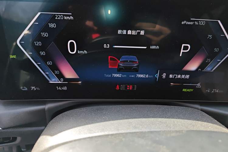 Used BMW i3 2022 eDrive 35 L Odometer Close Up