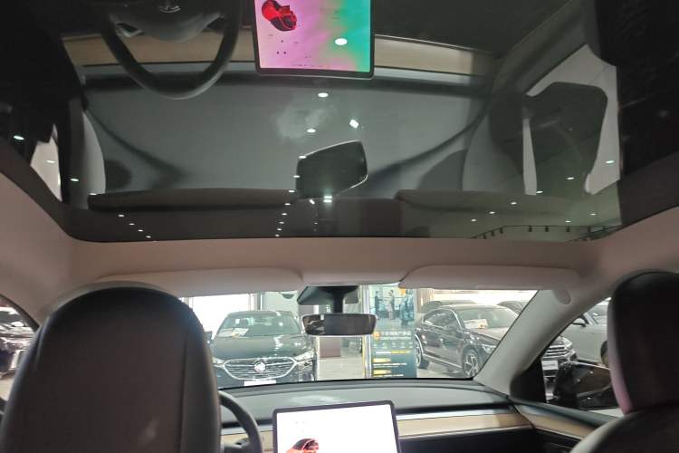 Used Tesla Model Y 2021 Standard Range Rear-Wheel Drive Version Headliner