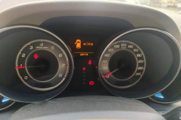 Used Acura MDX 2010 3.7 Standard Luxury Sport Edition Odometer Close Up