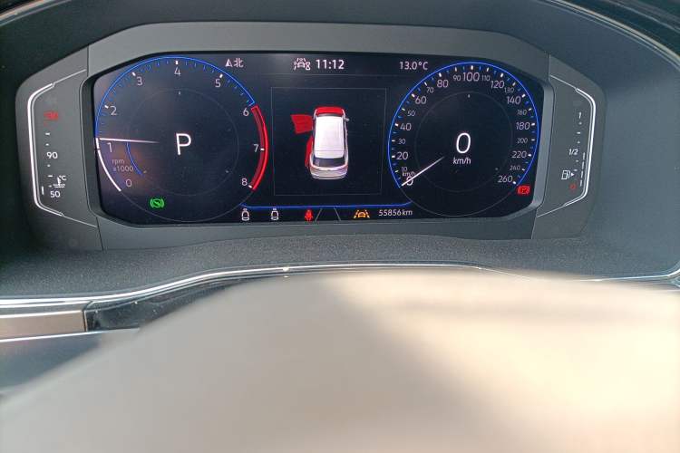 Used Volkswagen Viloran 2020 380TSI Prestige Edition Odometer Close Up