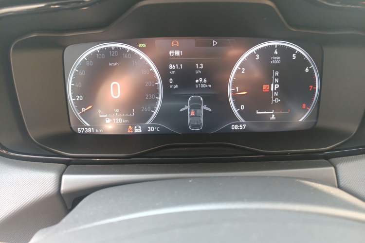 Used Lynk & Co 01 2017 2.0T Four-Wheel Drive Pro Edition Odometer Close Up
