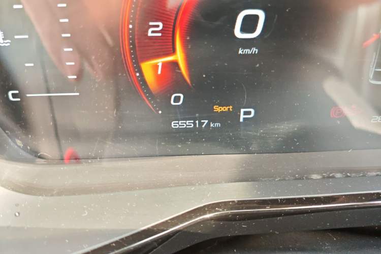 Used Geely Auto Monjaro 2020 High-Energy Edition 300T Yáoxīngzhě Odometer Close Up