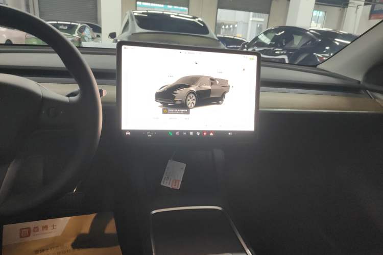 Used Tesla Model Y 2022 Revised Version Long-Range All-Wheel Drive Audio And AC Panel