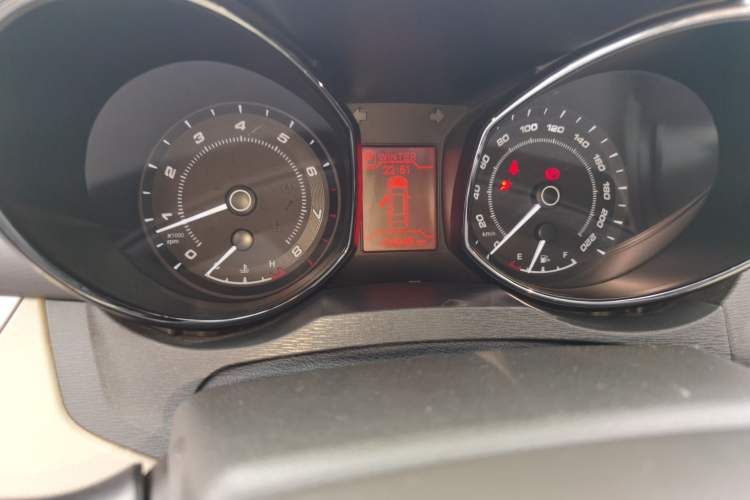 Used Chery Arrizo 7 2013 1.6L CVT Zhixiang Edition Odometer Close Up