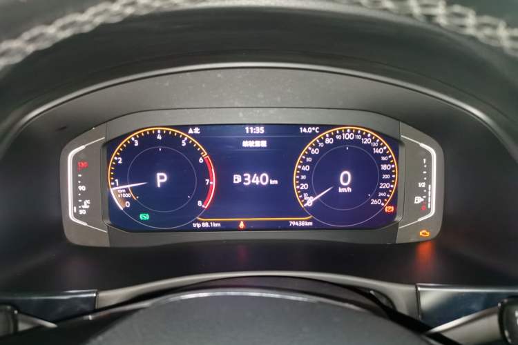 Used Volkswagen Teramont 2020 Revised Version 330TSI Two-Wheel Drive Luxury Edition Instrument Cluster