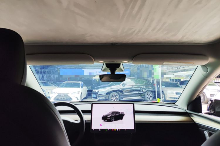 Used Tesla Model Y 2022 Long-Range All-Wheel-Drive Version Headliner