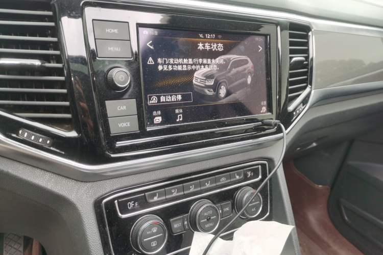 Used Volkswagen Teramont 2019 380TSI Four-Wheel Drive Luxury Version China VI Standard Audio And AC Panel