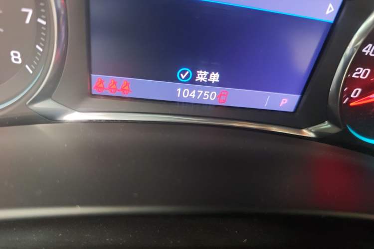 Used Chevrolet Equinox 2022 535T YuJie Edition Odometer Close Up