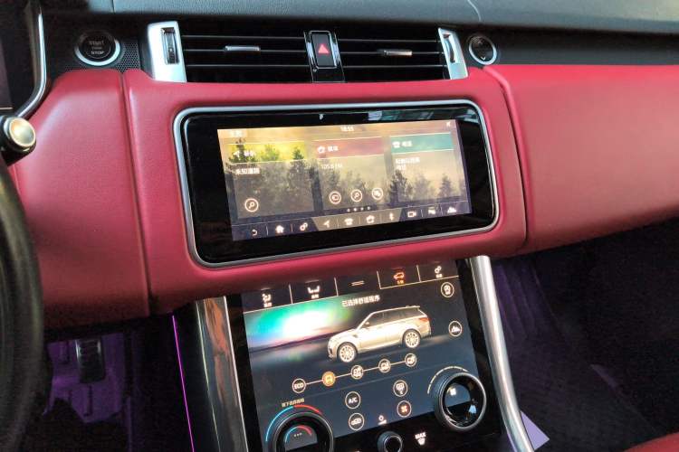 Used Land Rover Range Sport 2020 3.0 L6 HSE DYNAMIC Audio And AC Panel